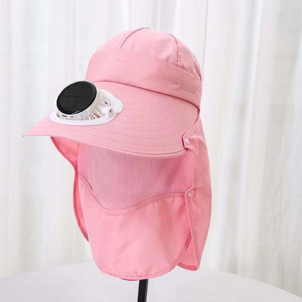 太陽能風扇帽-一帽四戴